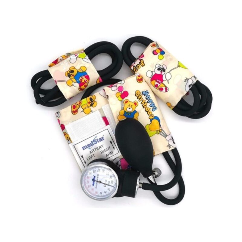BAUMANÓMETRO ANEROIDE PEDIÁTRICO CON 3 BRAZALETES