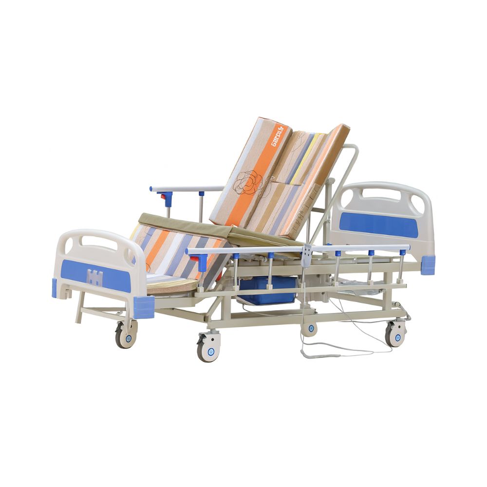 CAMA ELÉCTRICA-MANUAL MEDSTAR DE 5 POSICIONES CON SILLA CARDIACA