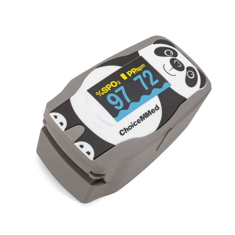 OXÍMETRO PEDIÁTRICO DE PULSO CON 4 MODOS DE PANTALLA (PANDA)