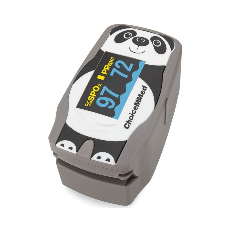 OXÍMETRO PEDIÁTRICO DE PULSO CON 4 MODOS DE PANTALLA (PANDA)