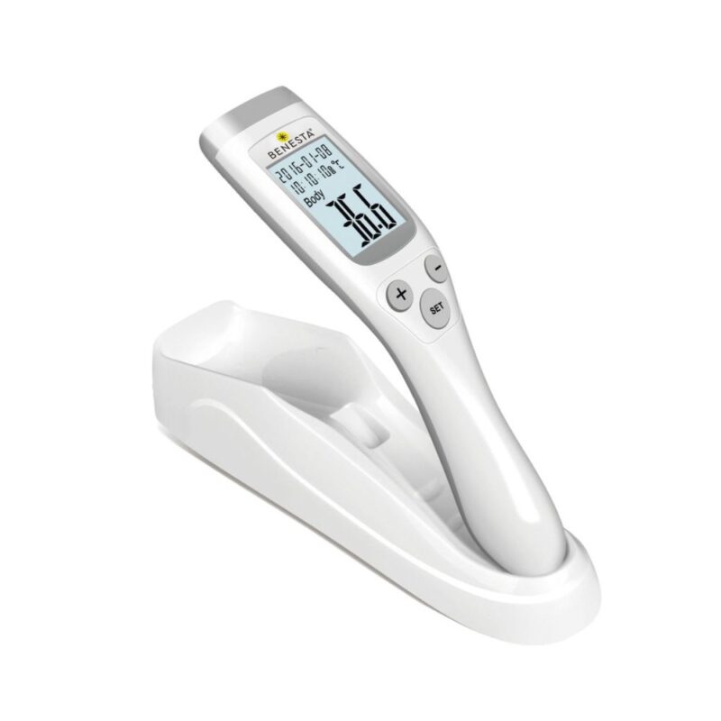 TERMÓMETRO INFRARROJO CON BASE